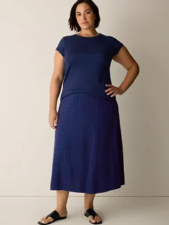 Organic Cotton Voile Box Skirt