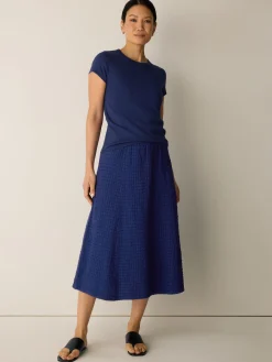Organic Cotton Voile Box Skirt