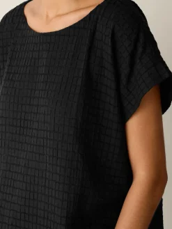Organic Cotton Voile Box Square Top
