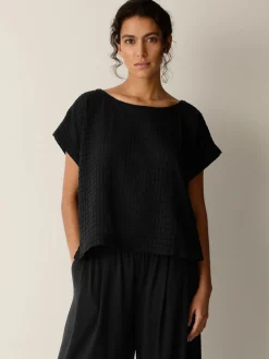 Organic Cotton Voile Box Square Top