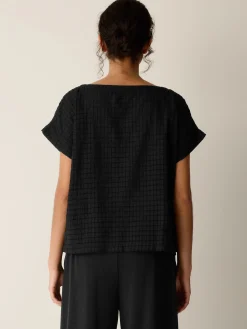 Organic Cotton Voile Box Square Top