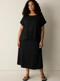 Organic Cotton Voile Box Square Top