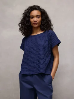 Organic Cotton Voile Box Square Top