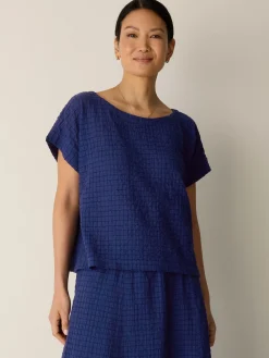 Organic Cotton Voile Box Square Top