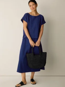 Organic Cotton Voile Box Square Top