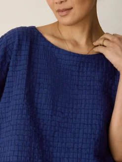 Organic Cotton Voile Box Square Top