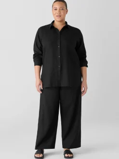 Organic Handkerchief Linen Classic Collar Shirt