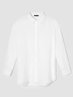 Organic Handkerchief Linen Classic Collar Shirt