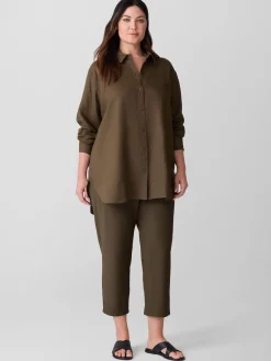 Organic Handkerchief Linen Classic Collar Shirt