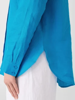 Organic Handkerchief Linen Classic Collar Shirt