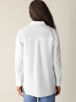 Organic Handkerchief Linen Classic Collar Shirt