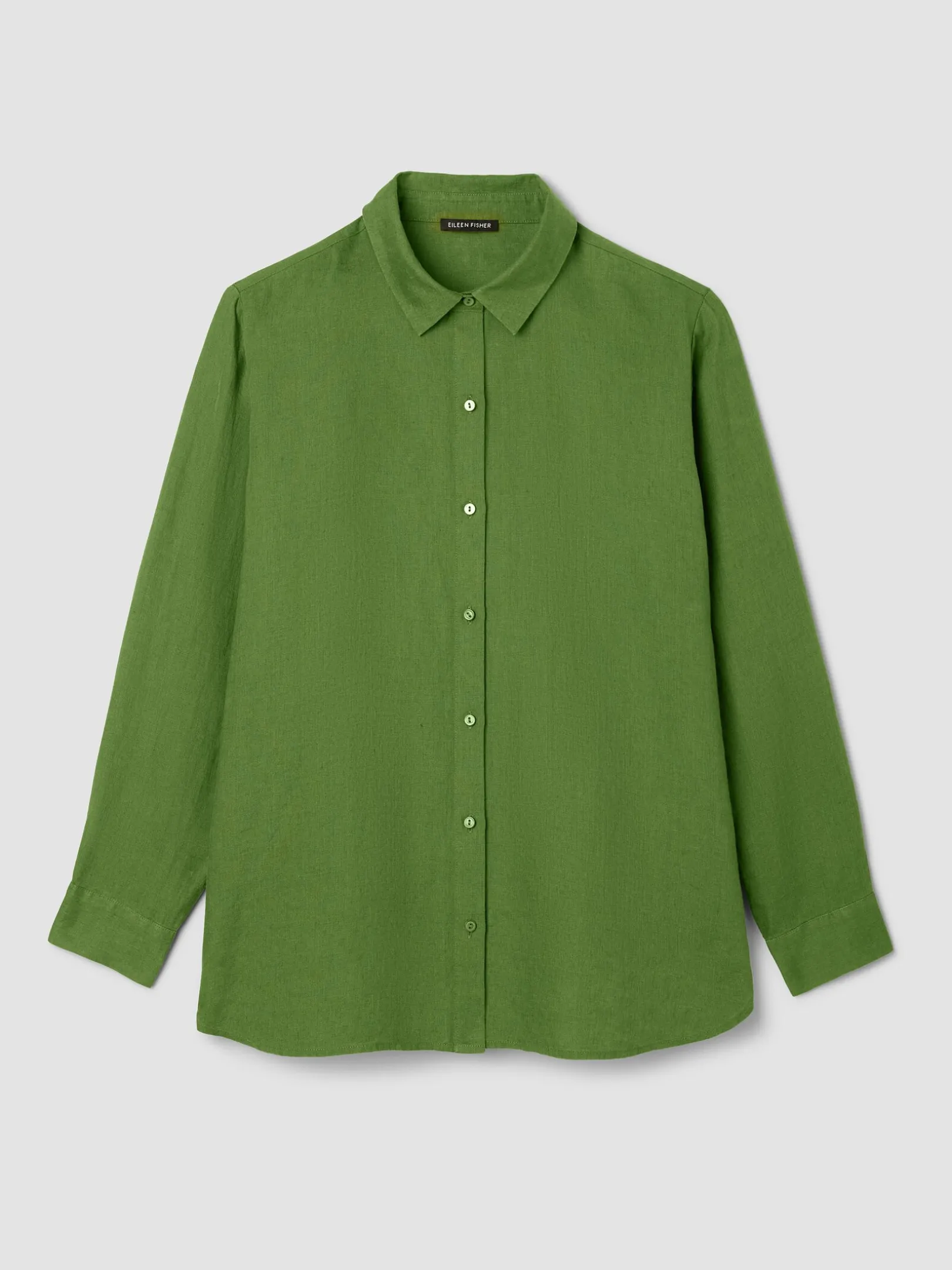 Organic Handkerchief Linen Classic Collar Shirt
