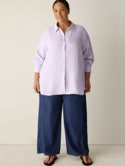 Organic Handkerchief Linen Classic Collar Shirt