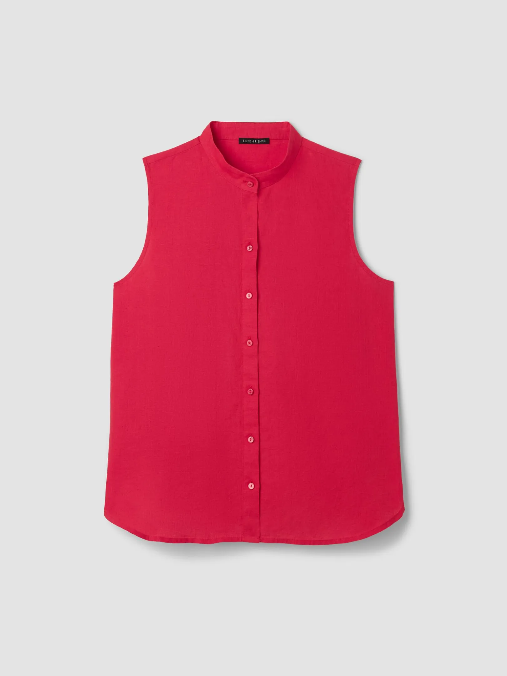Organic Handkerchief Linen Sleeveless Shirt