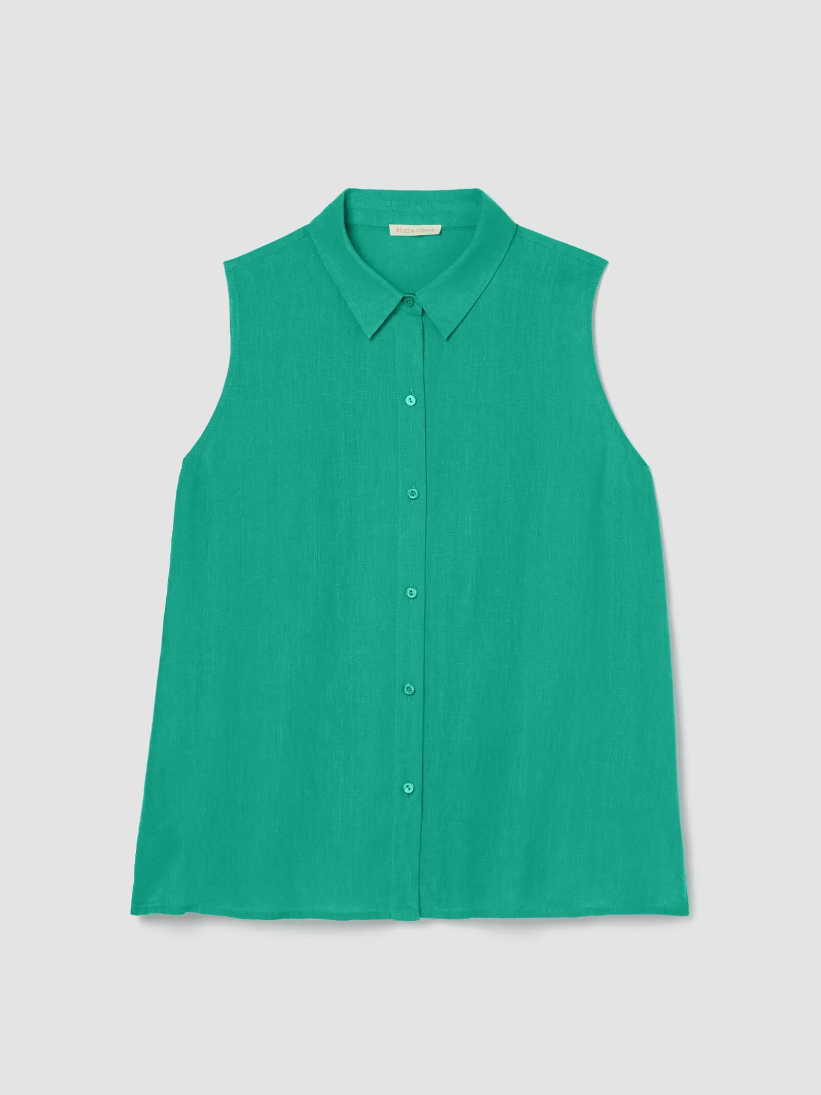 Organic Handkerchief Linen Sleeveless Shirt