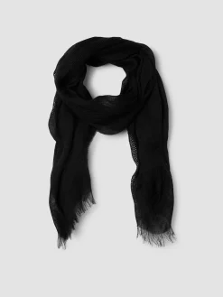 Organic Linen Circles Scarf