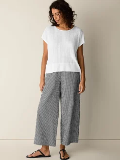 Organic Linen Cotton Crew Neck Top