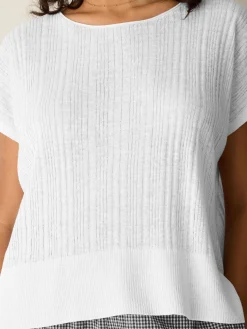 Organic Linen Cotton Crew Neck Top