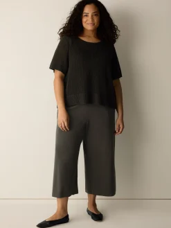 Organic Linen Cotton Round Neck Top