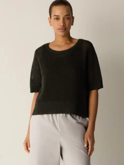 Organic Linen Cotton Round Neck Top