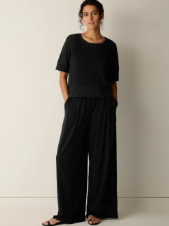 Organic Linen Cotton Round Neck Top