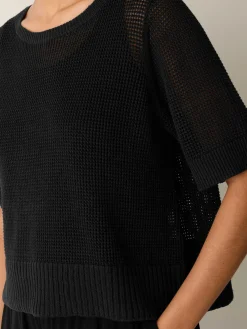 Organic Linen Cotton Round Neck Top