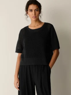 Organic Linen Cotton Round Neck Top