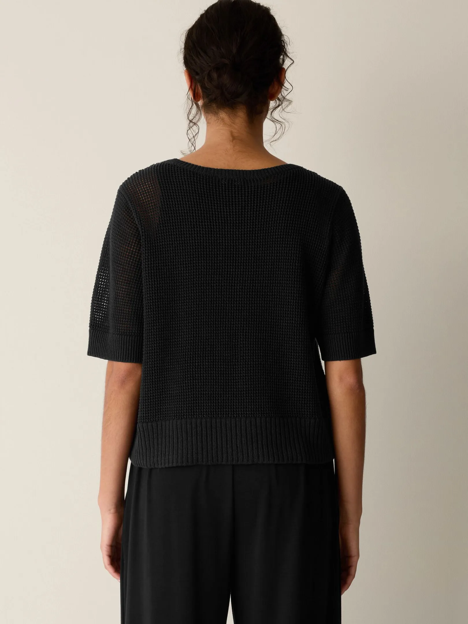 Organic Linen Cotton Round Neck Top