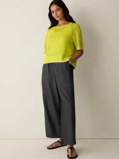 Organic Linen Cotton Round Neck Top