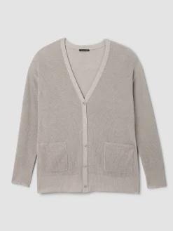 Organic Linen Cotton Slouchy Long Cardigan