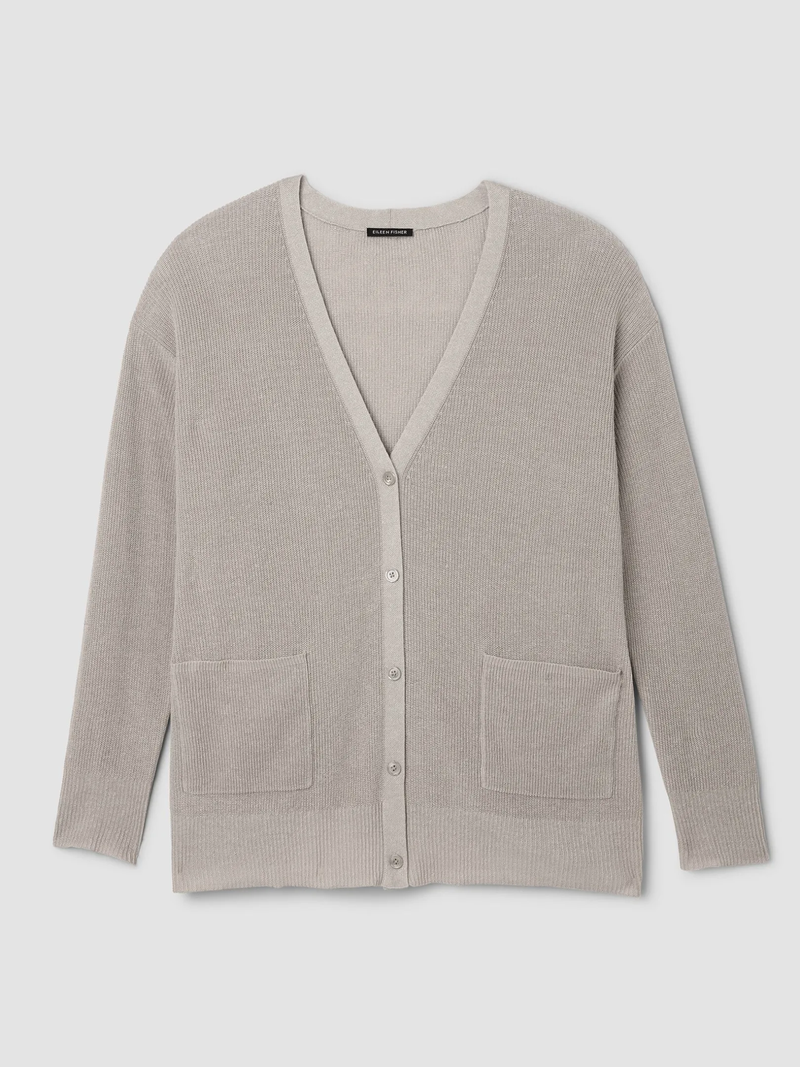 Organic Linen Cotton Slouchy Long Cardigan