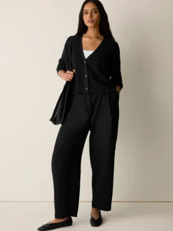 Organic Linen Cotton Slouchy Cardigan