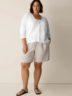 Organic Linen Cotton Slouchy Cardigan