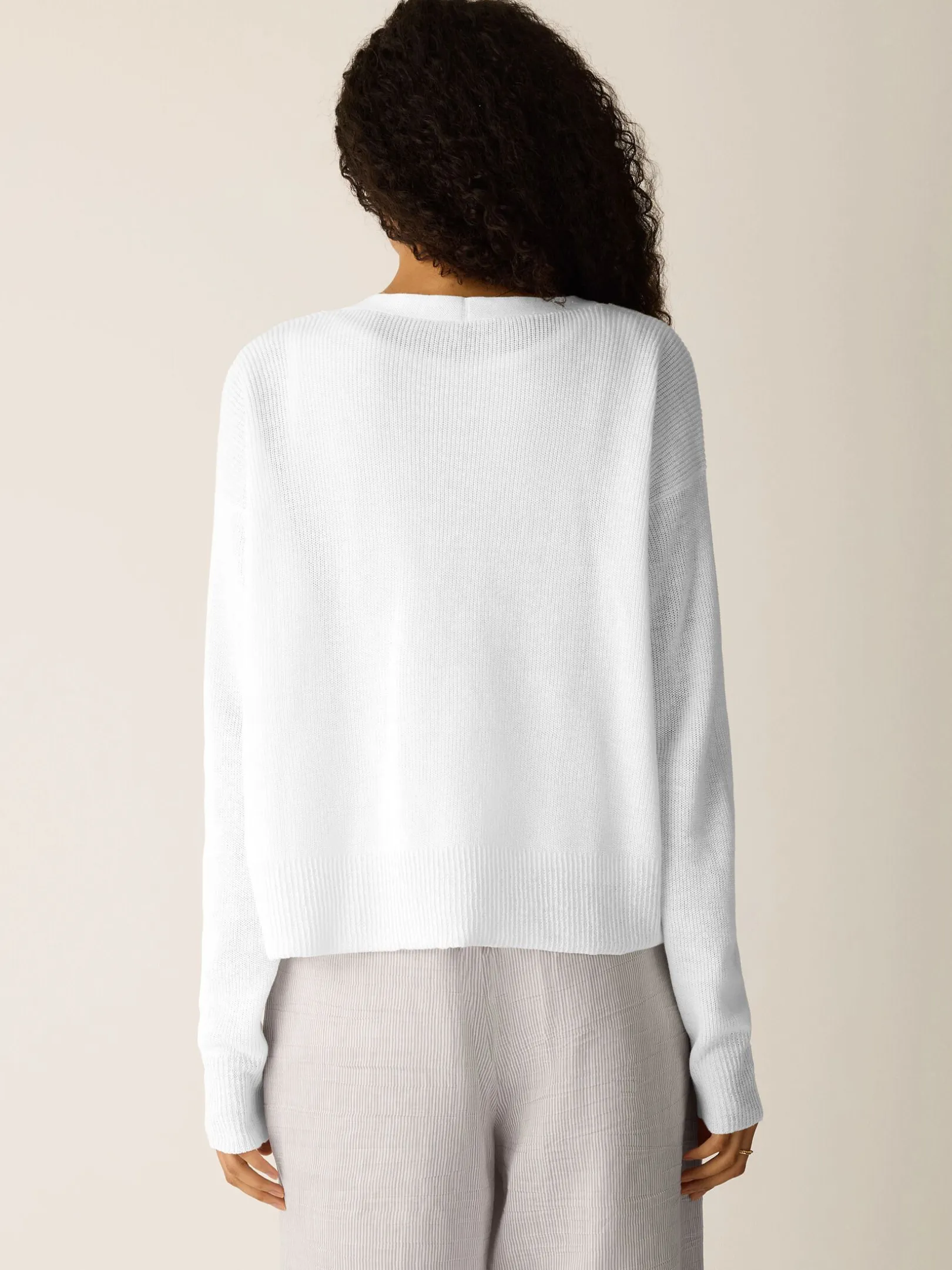 Organic Linen Cotton Slouchy Cardigan