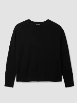Organic Linen Cotton Slub Crew Neck Top