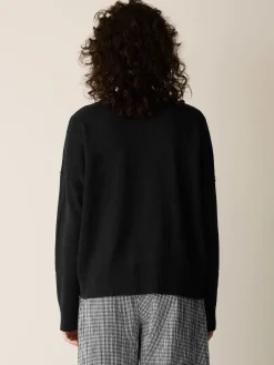 Organic Linen Cotton Slub Crew Neck Top
