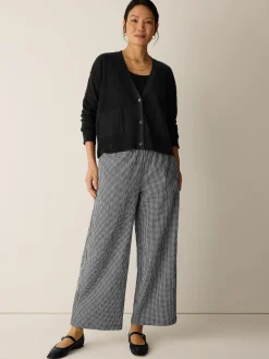 Organic Linen Cotton Slub Slouchy Cardigan