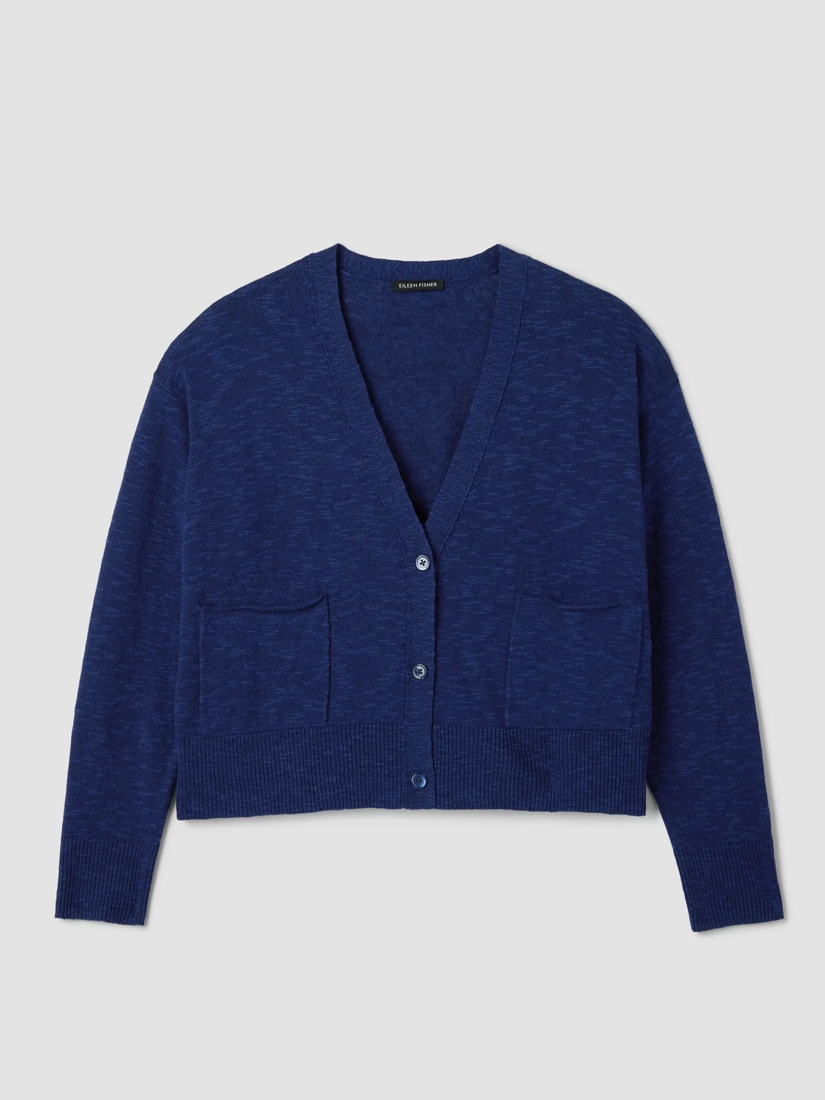 Organic Linen Cotton Slub Slouchy Cardigan