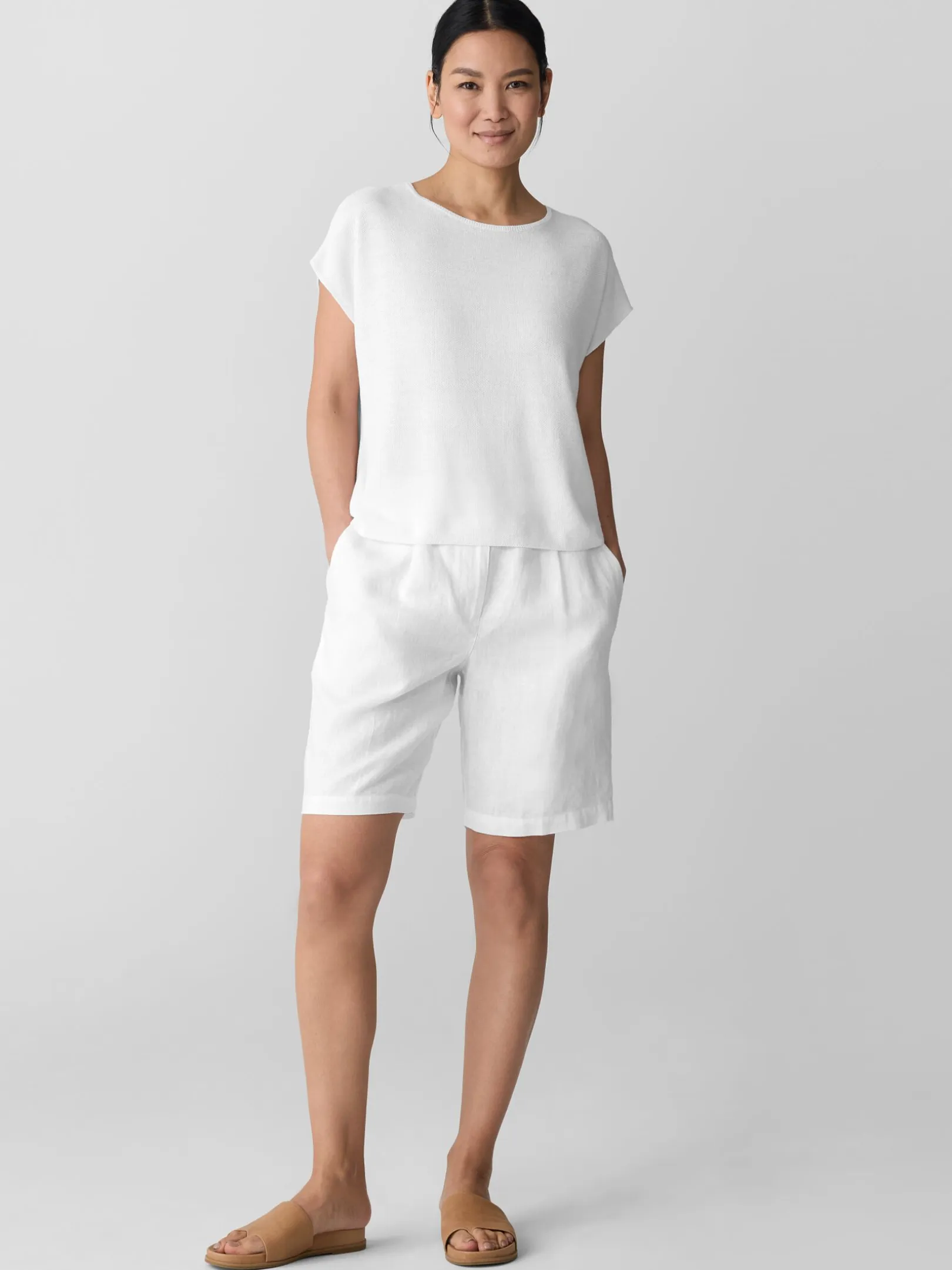 Organic Linen CottonSquare Top