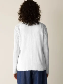 Organic Linen Cotton V-Neck Cardigan