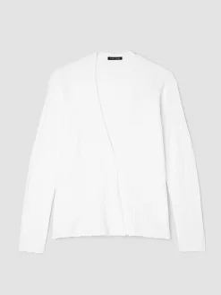 Organic Linen Cotton V-Neck Cardigan