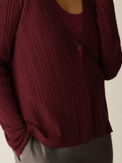 Organic Linen Cotton V-Neck Cardigan