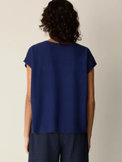 Organic Linen Cotton V-Neck Top