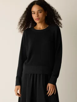 Organic Linen Cotton Wedge Sweater