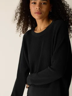Organic Linen Cotton Wedge Sweater