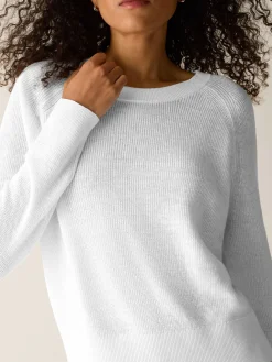 Organic Linen Cotton Wedge Sweater