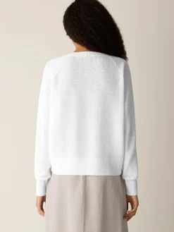 Organic Linen Cotton Wedge Sweater