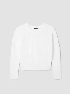 Organic Linen Cotton Wedge Sweater