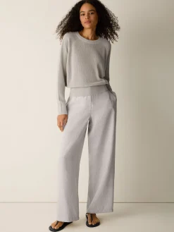 Organic Linen Cotton Wedge Sweater
