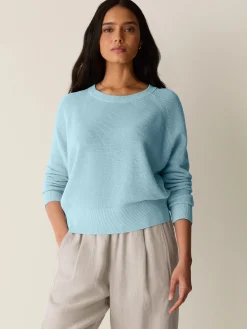Organic Linen Cotton Wedge Sweater
